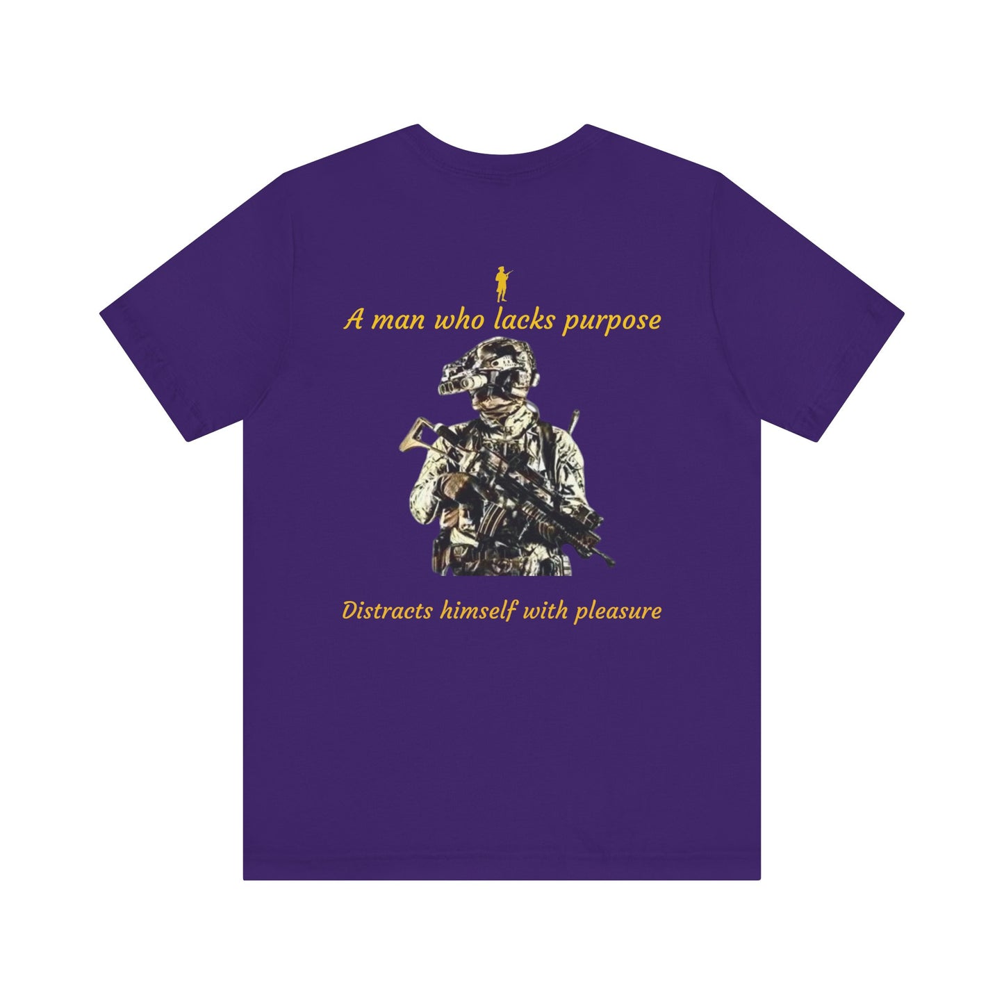 Patriotic Short Sleeve Tee - 'For the Republic' & Military Tribute