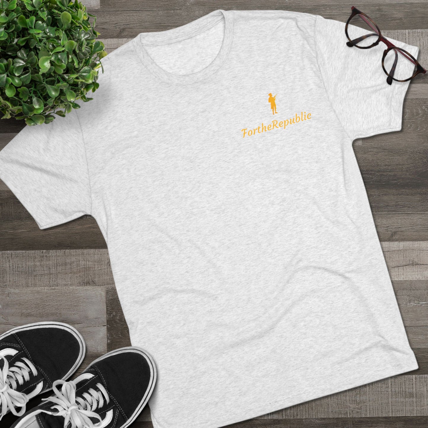 Patriotic Unisex Crew Tee - 'For the Republic' Graphic