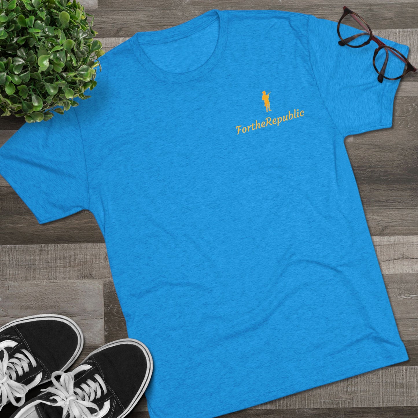 Patriotic Unisex Crew Tee - 'For the Republic' Graphic