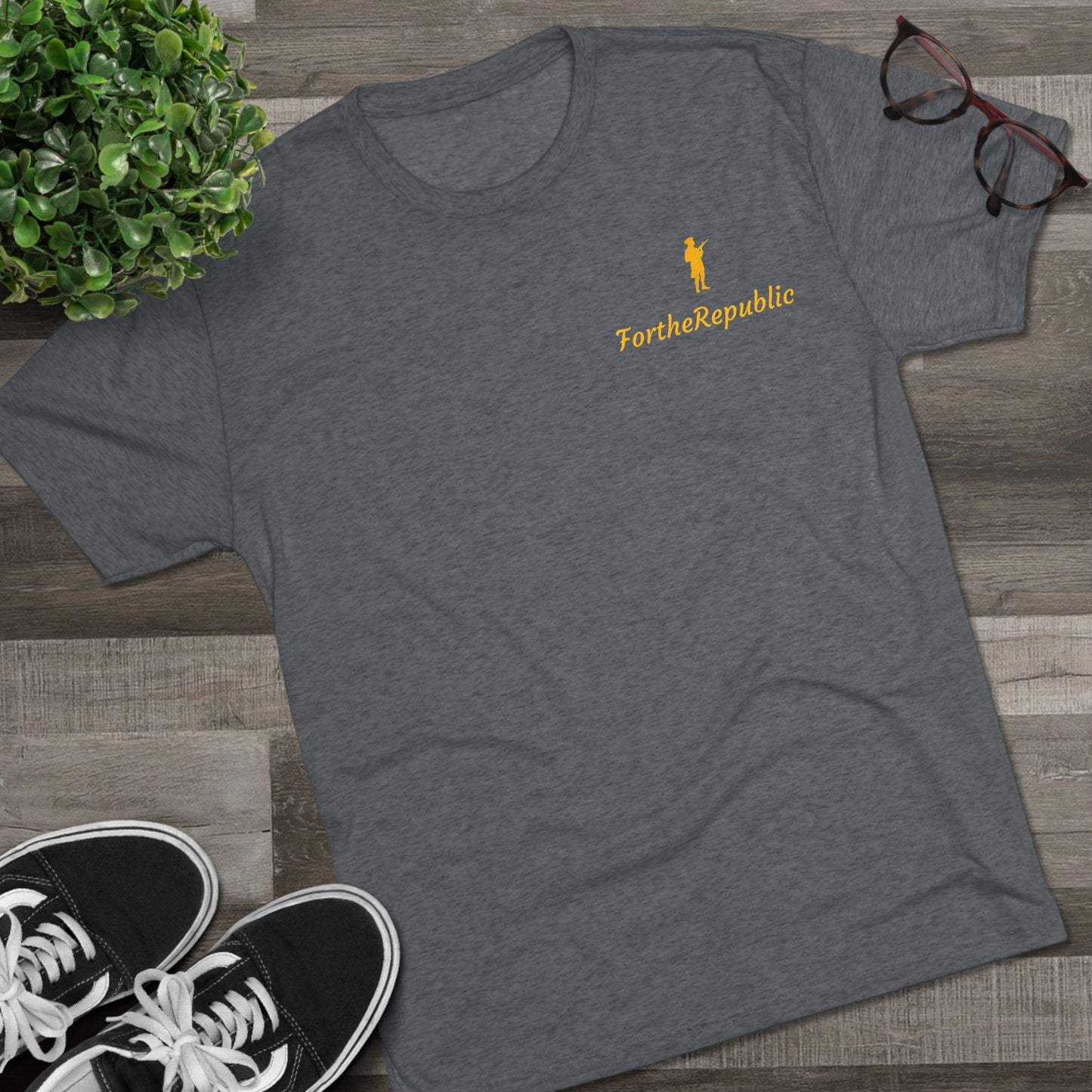 Patriotic Unisex Crew Tee - 'For the Republic' Graphic
