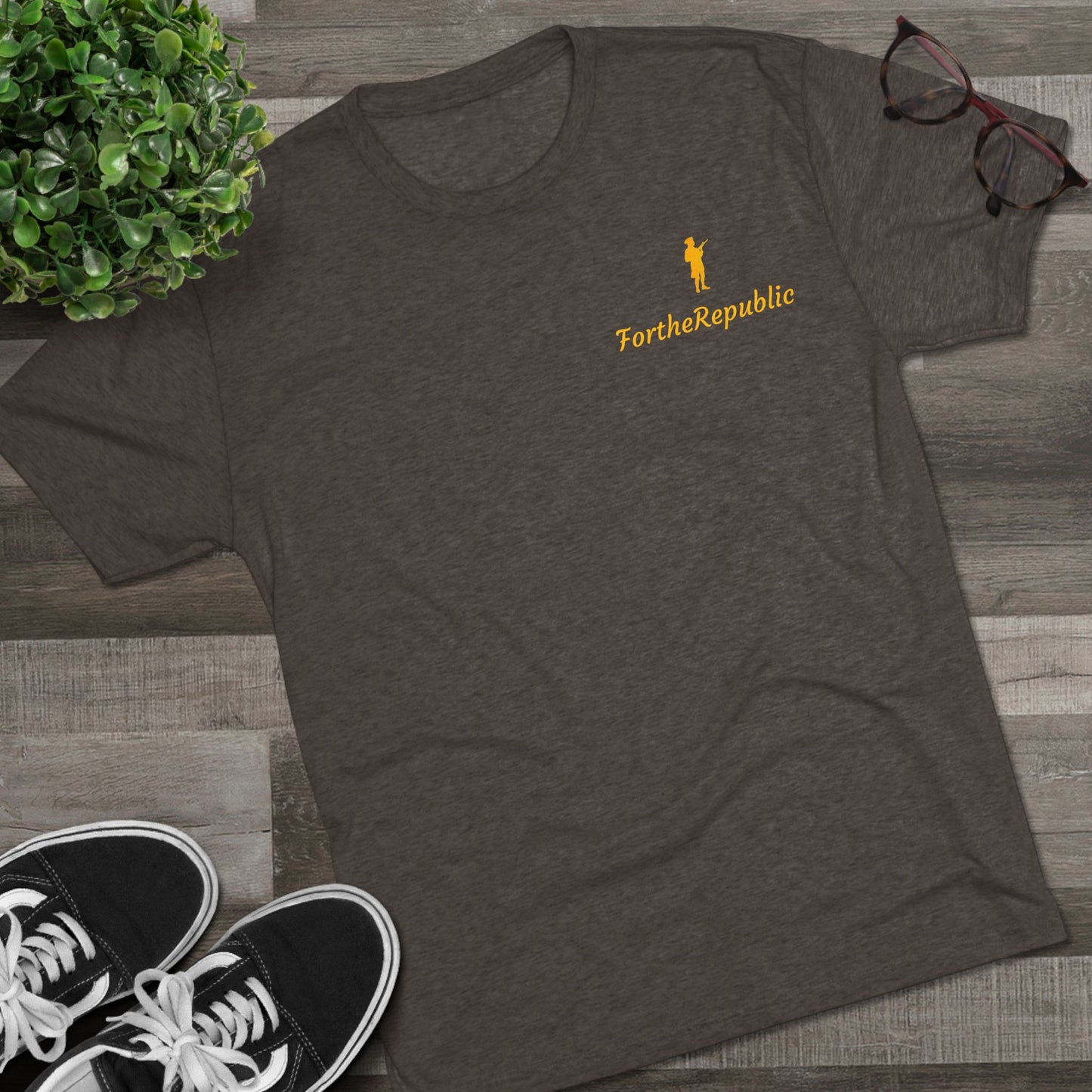 Patriotic Unisex Crew Tee - 'For the Republic' Graphic