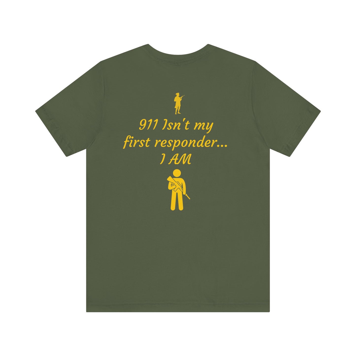 Unisex Emergency Responder Tee, First Responder Shirt, Funny 911 Humor T-Shirt, Hero Appreciation Gift, Casual Everyday Wear