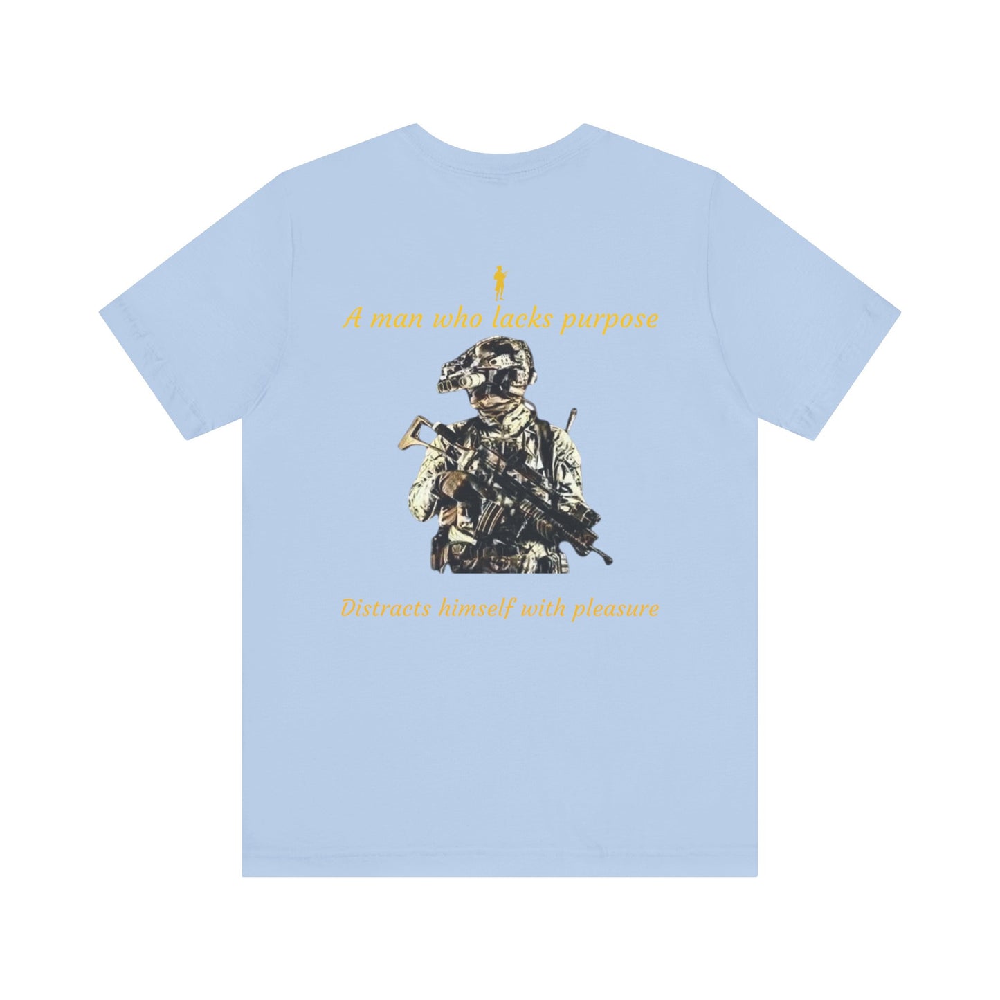 Patriotic Short Sleeve Tee - 'For the Republic' & Military Tribute