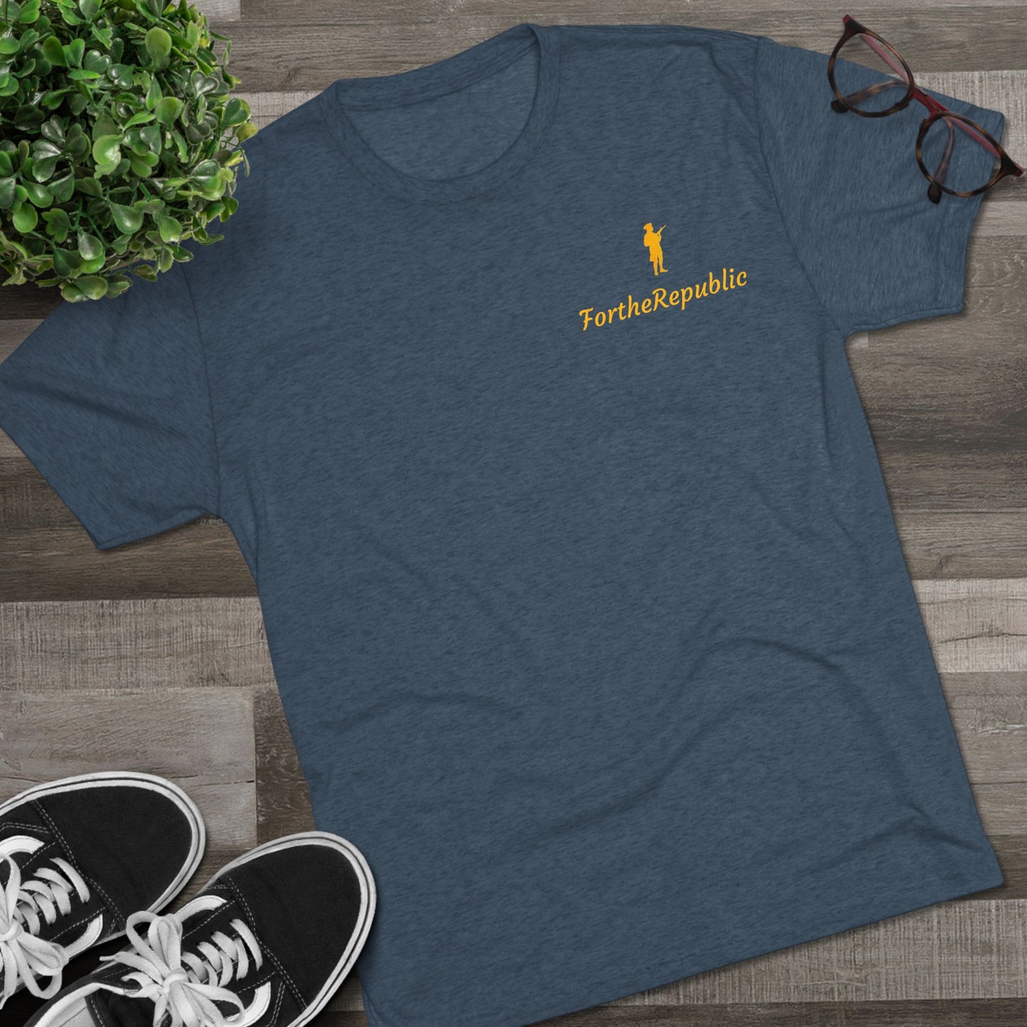 Patriotic Unisex Crew Tee - 'For the Republic' Graphic