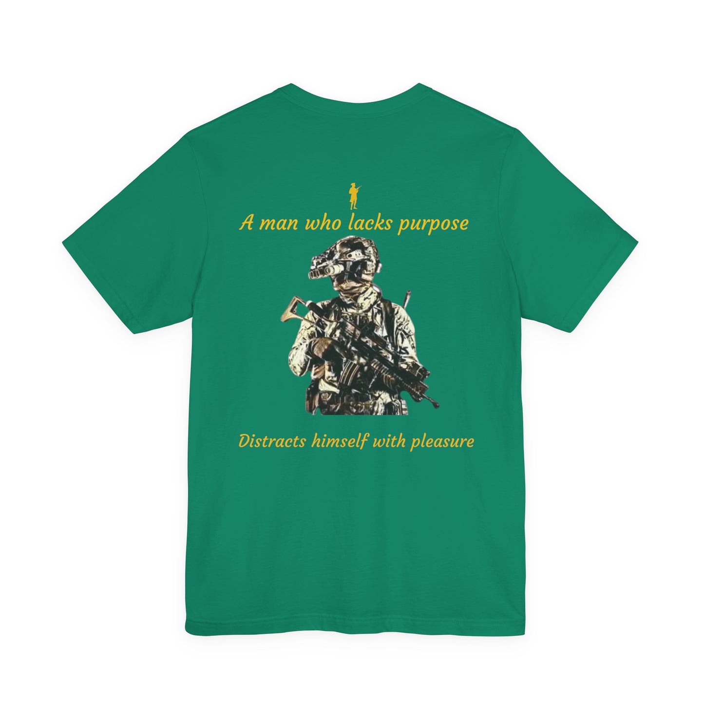 Patriotic Short Sleeve Tee - 'For the Republic' & Military Tribute