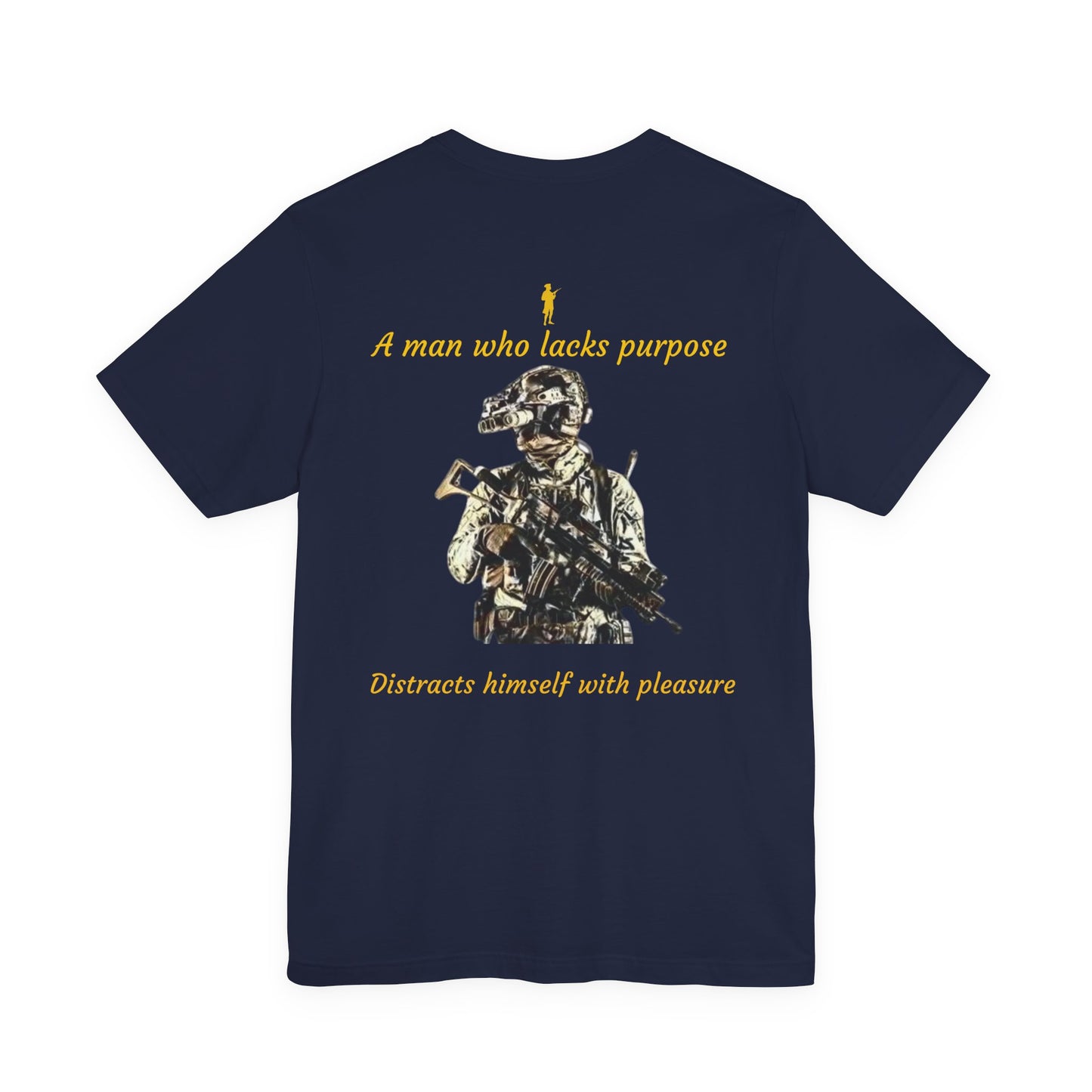 Patriotic Short Sleeve Tee - 'For the Republic' & Military Tribute
