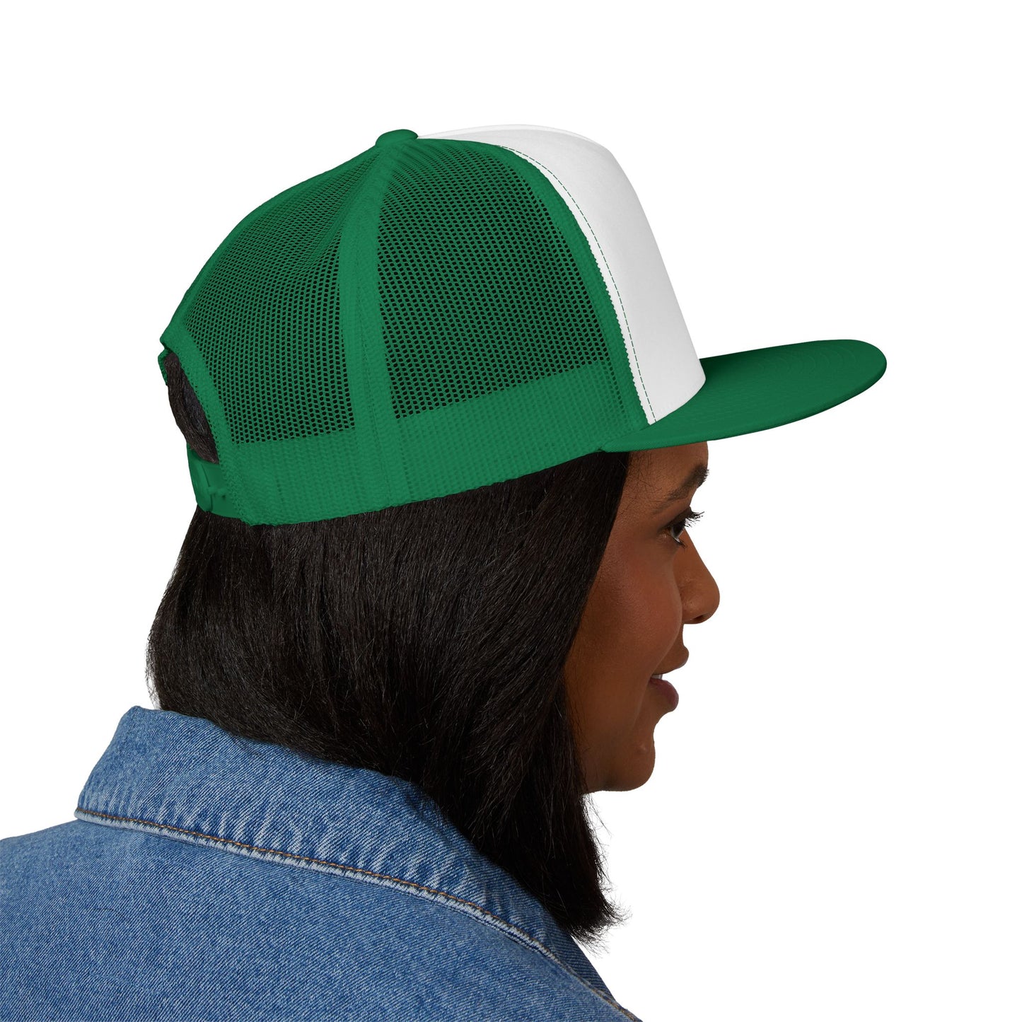 Patriotic 5 Panel Trucker Cap with Embroidered '1776' - Ideal for Independence Day, Festivals, Casual Wear, Outdoor Activities