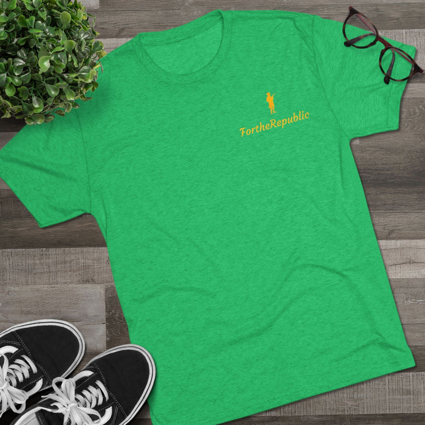 Patriotic Unisex Crew Tee - 'For the Republic' Graphic