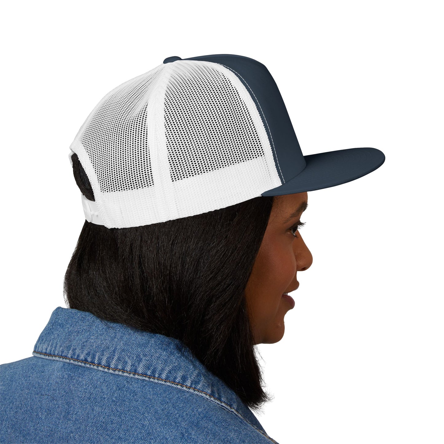 Patriotic 5 Panel Trucker Cap with Embroidered '1776' - Ideal for Independence Day, Festivals, Casual Wear, Outdoor Activities