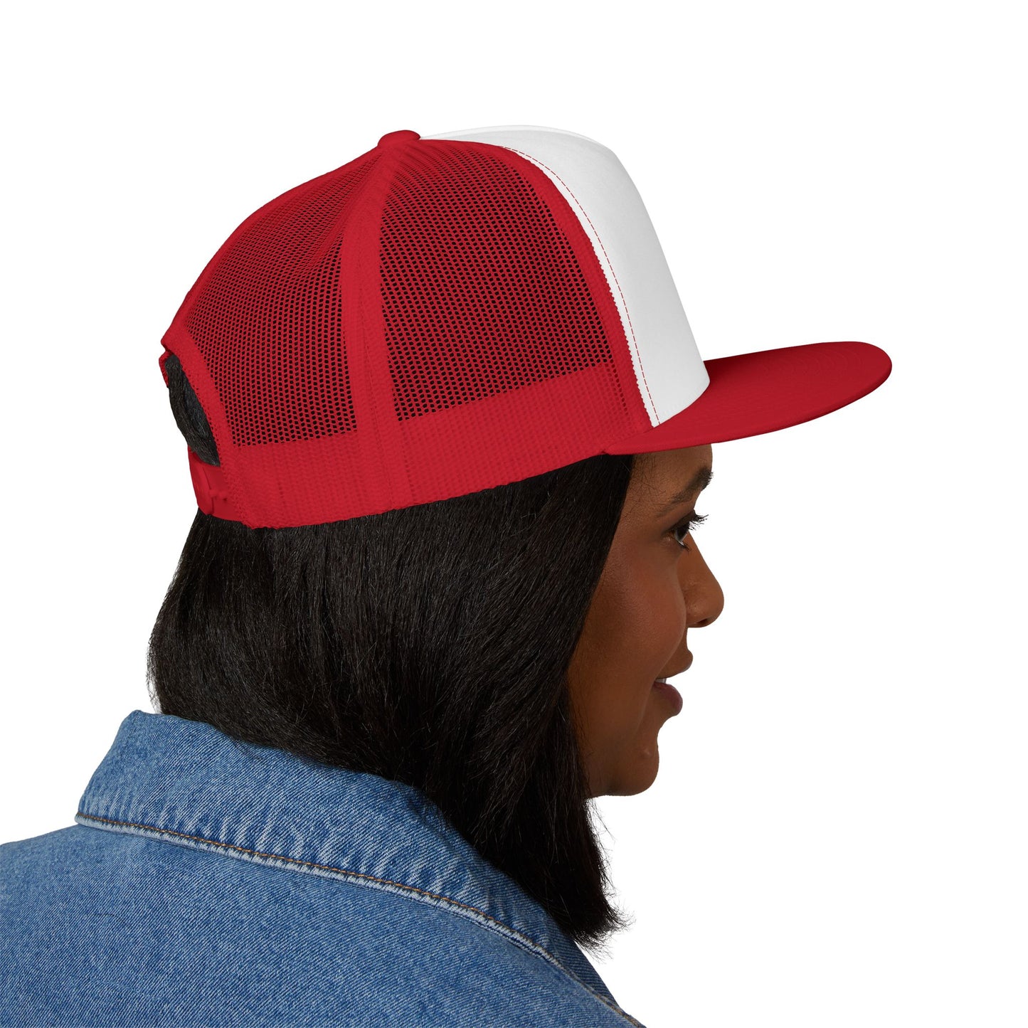Patriotic 5 Panel Trucker Cap with Embroidered '1776' - Ideal for Independence Day, Festivals, Casual Wear, Outdoor Activities