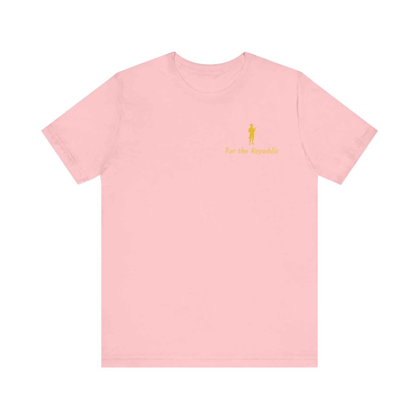 Patriotic Short Sleeve Tee - 'For the Republic' & Military Tribute