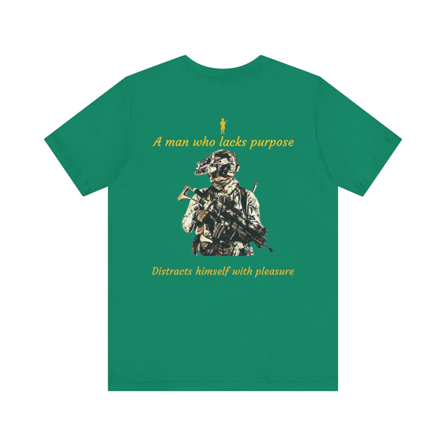 Patriotic Short Sleeve Tee - 'For the Republic' & Military Tribute