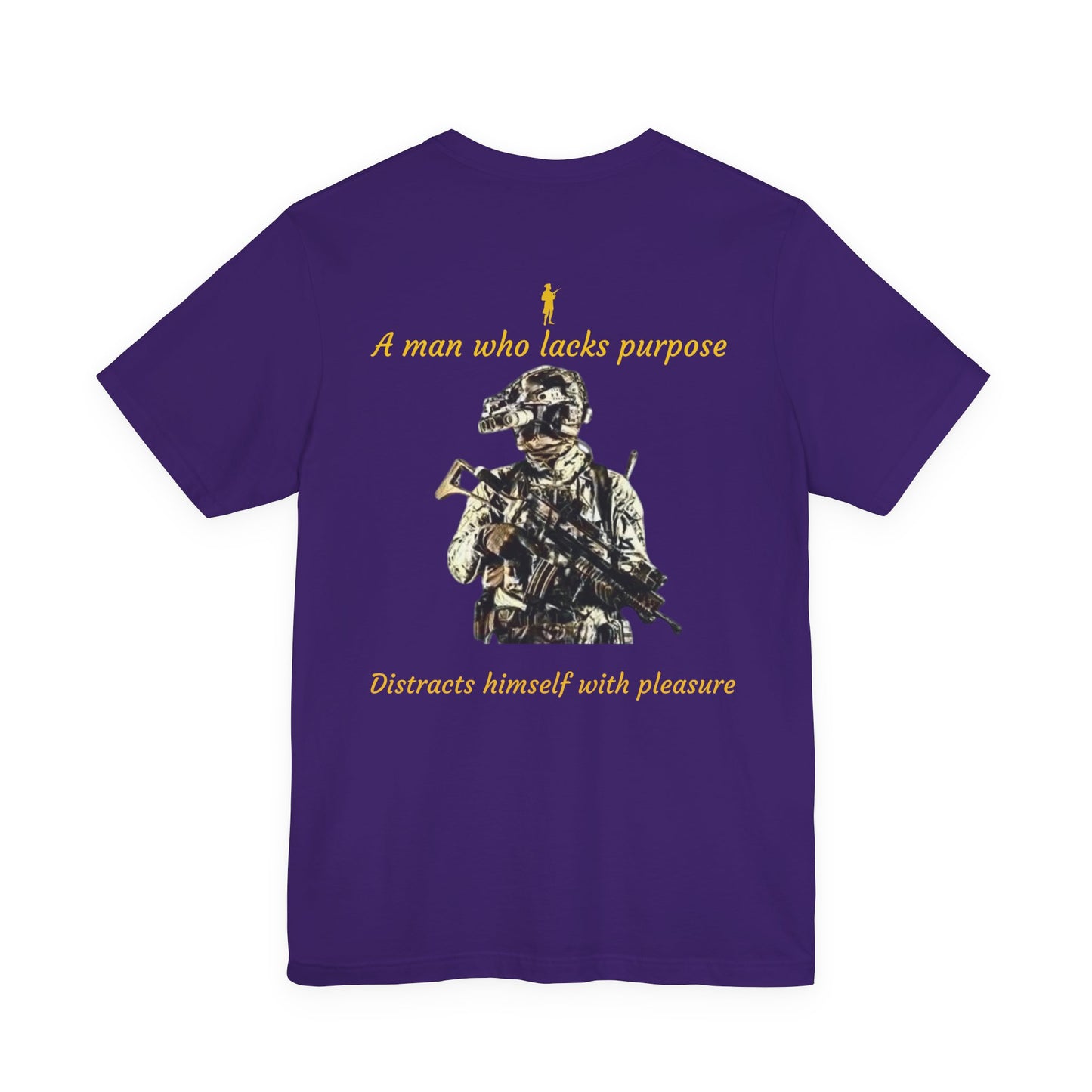 Patriotic Short Sleeve Tee - 'For the Republic' & Military Tribute