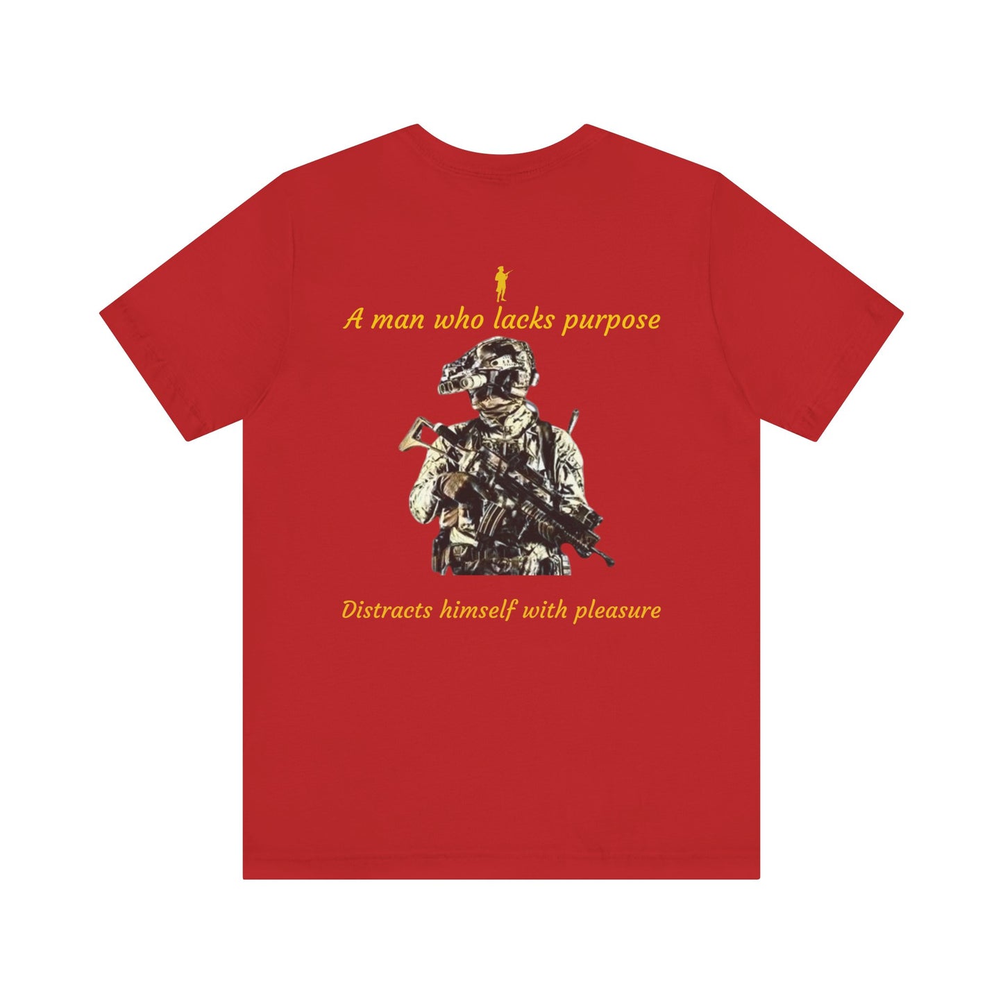 Patriotic Short Sleeve Tee - 'For the Republic' & Military Tribute