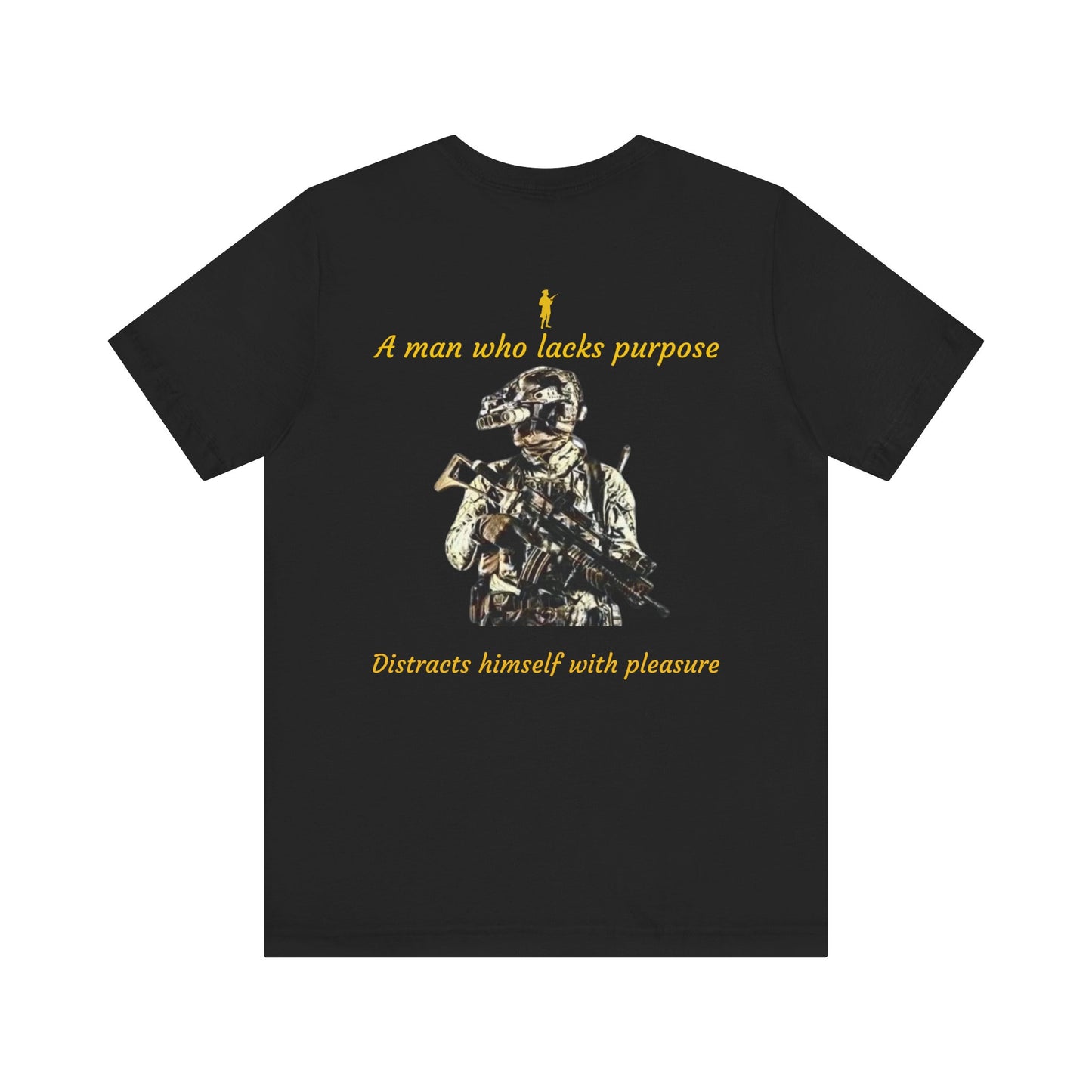 Patriotic Short Sleeve Tee - 'For the Republic' & Military Tribute