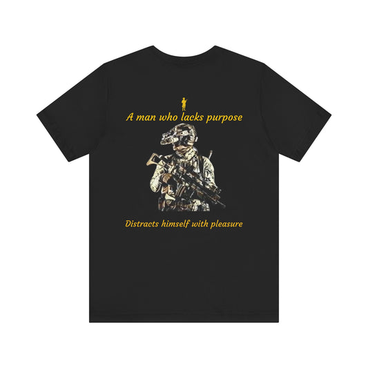 Patriotic Short Sleeve Tee - 'For the Republic' & Military Tribute