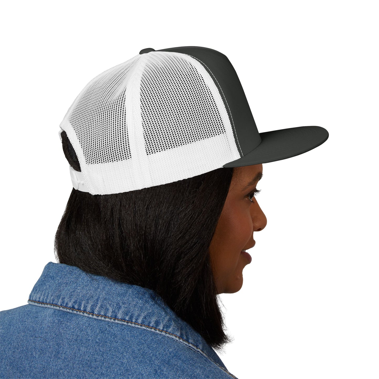 Patriotic 5 Panel Trucker Cap with Embroidered '1776' - Ideal for Independence Day, Festivals, Casual Wear, Outdoor Activities