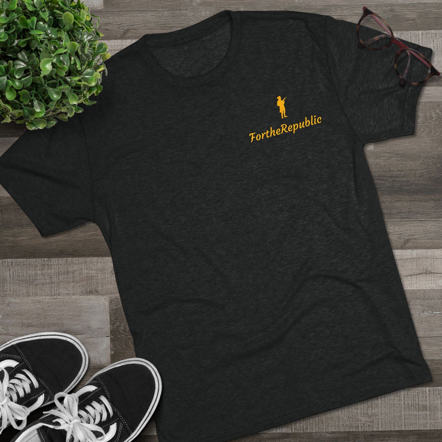 Patriotic Unisex Crew Tee - 'For the Republic' Graphic