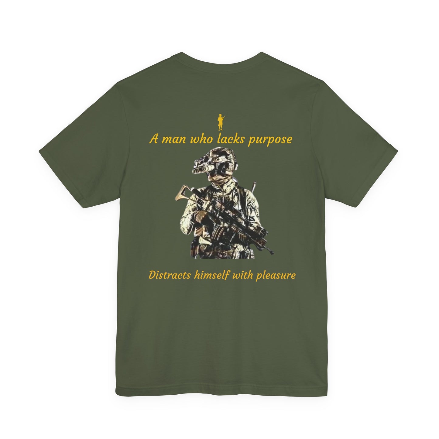 Patriotic Short Sleeve Tee - 'For the Republic' & Military Tribute