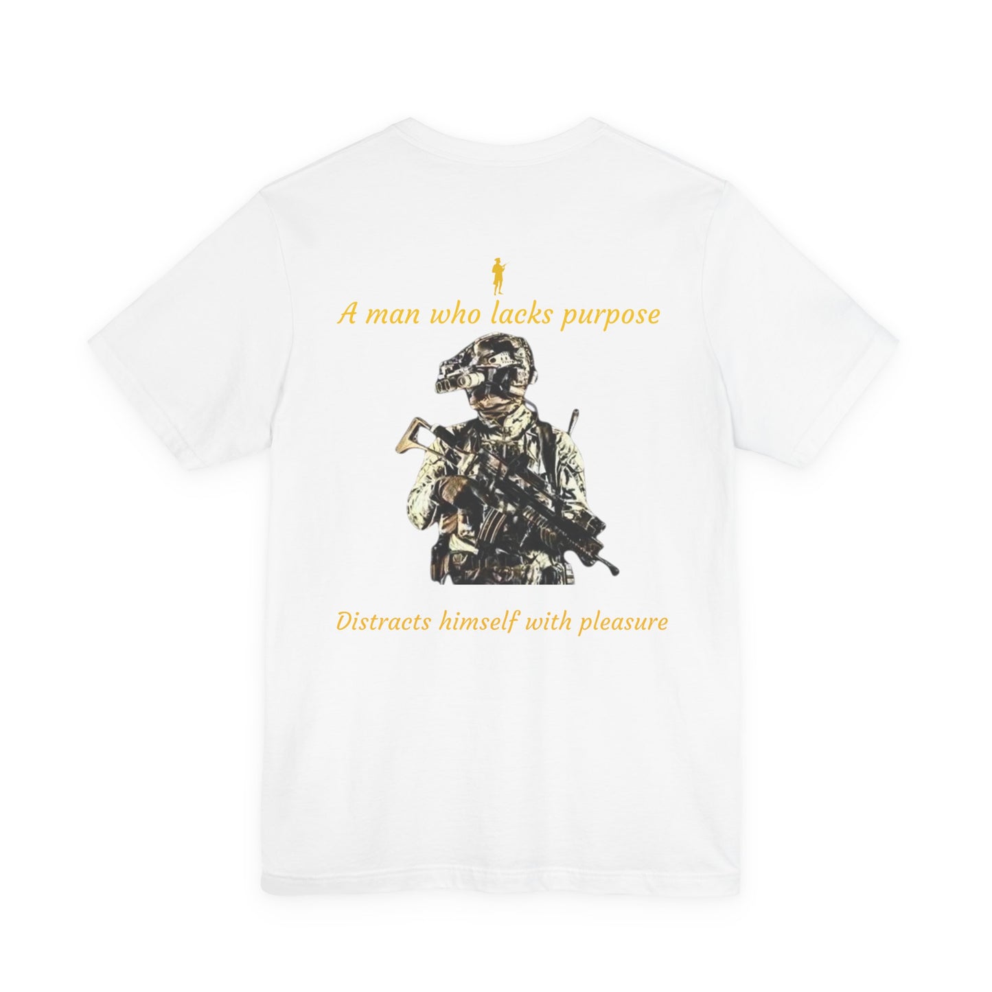 Patriotic Short Sleeve Tee - 'For the Republic' & Military Tribute
