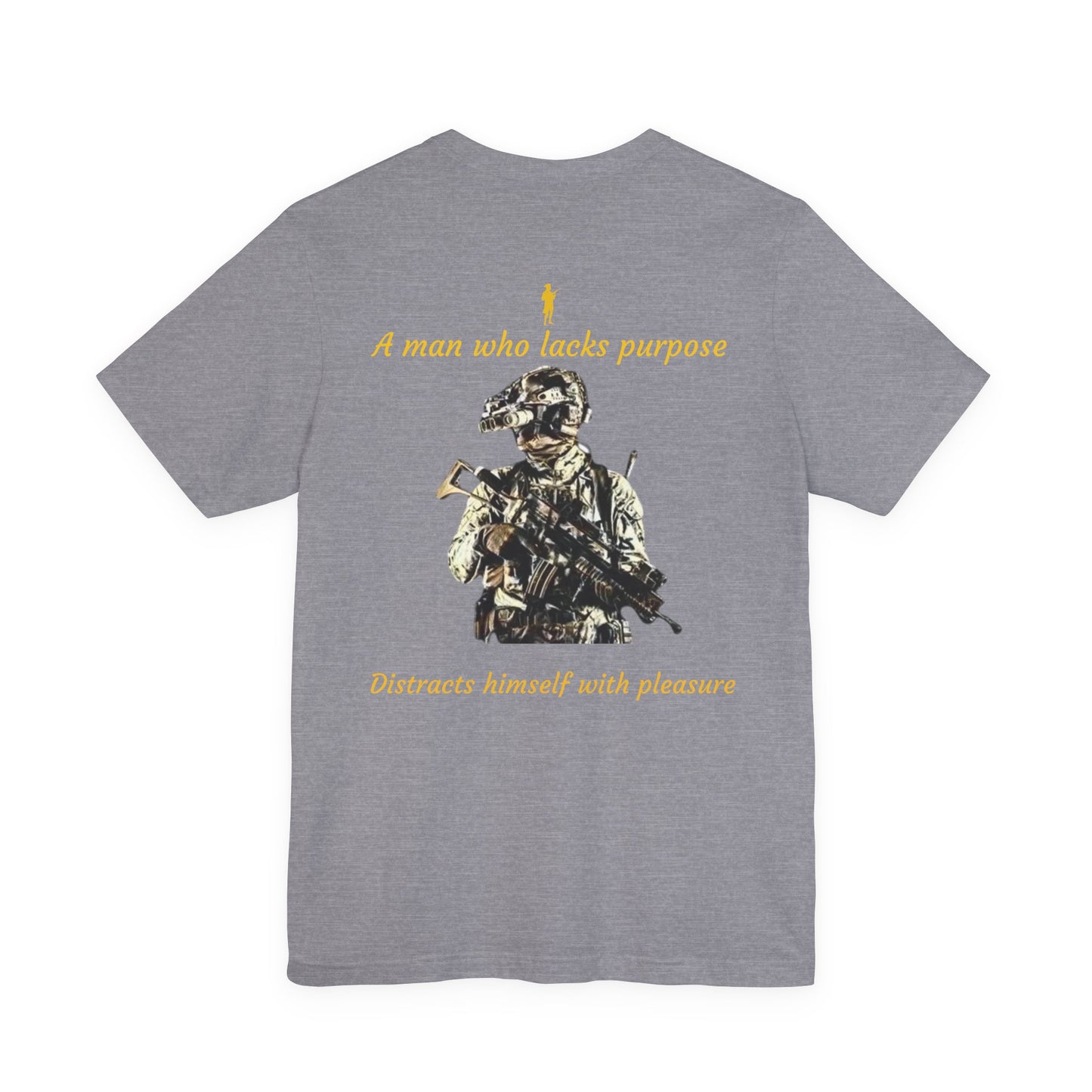 Patriotic Short Sleeve Tee - 'For the Republic' & Military Tribute
