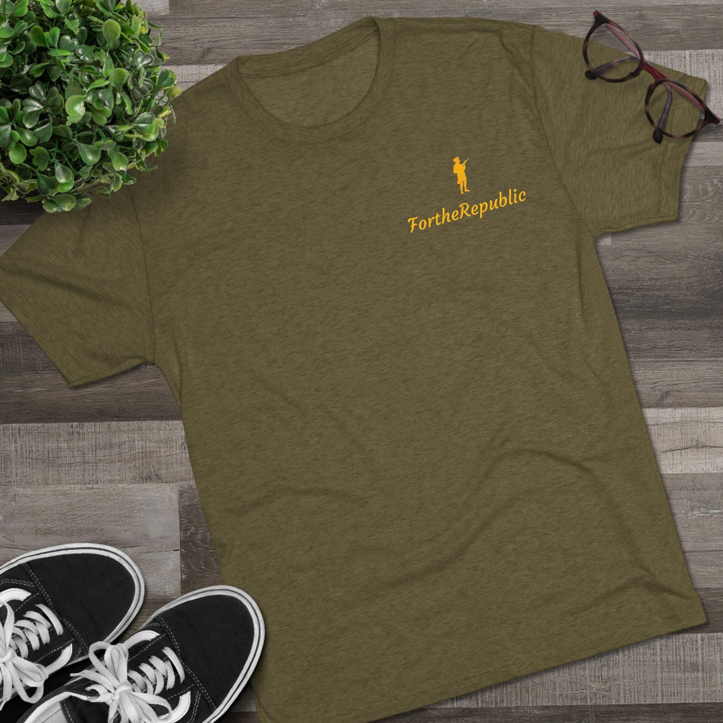 Patriotic Unisex Crew Tee - 'For the Republic' Graphic