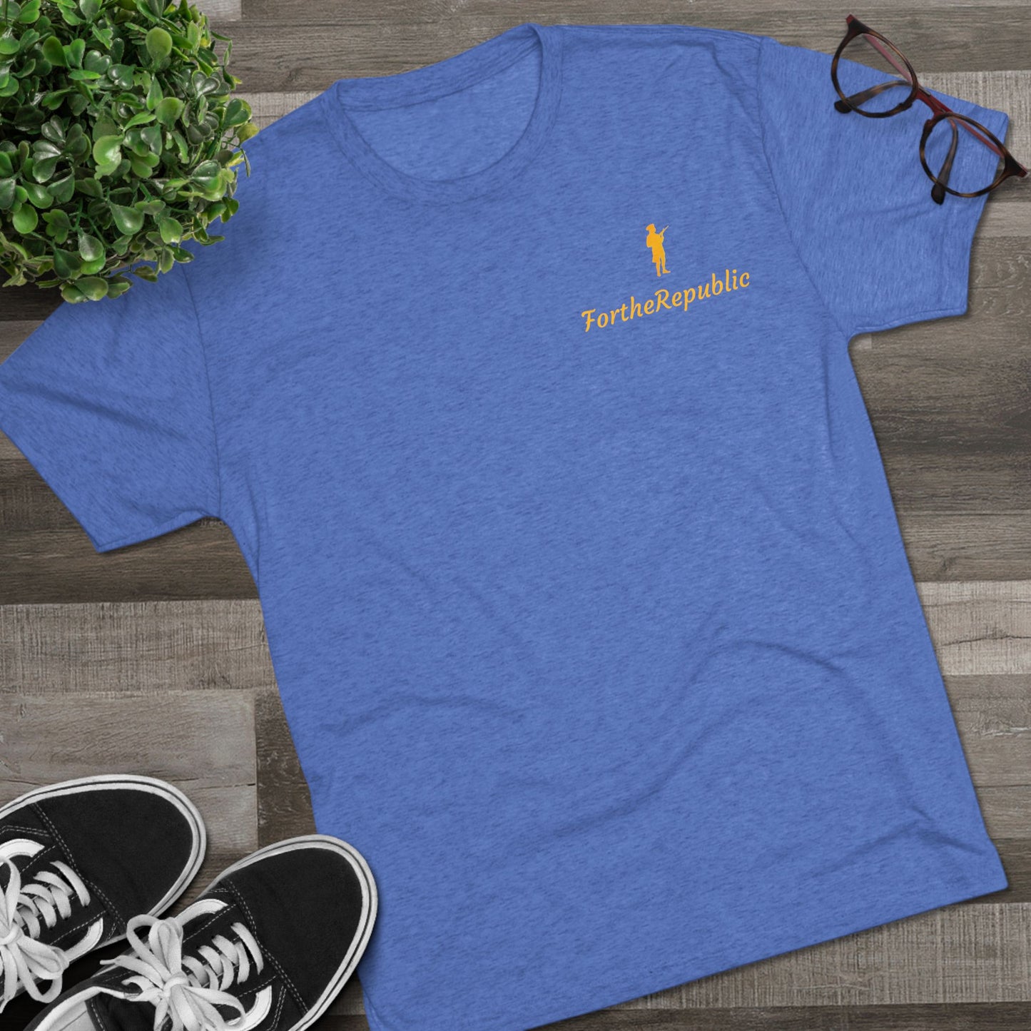 Patriotic Unisex Crew Tee - 'For the Republic' Graphic