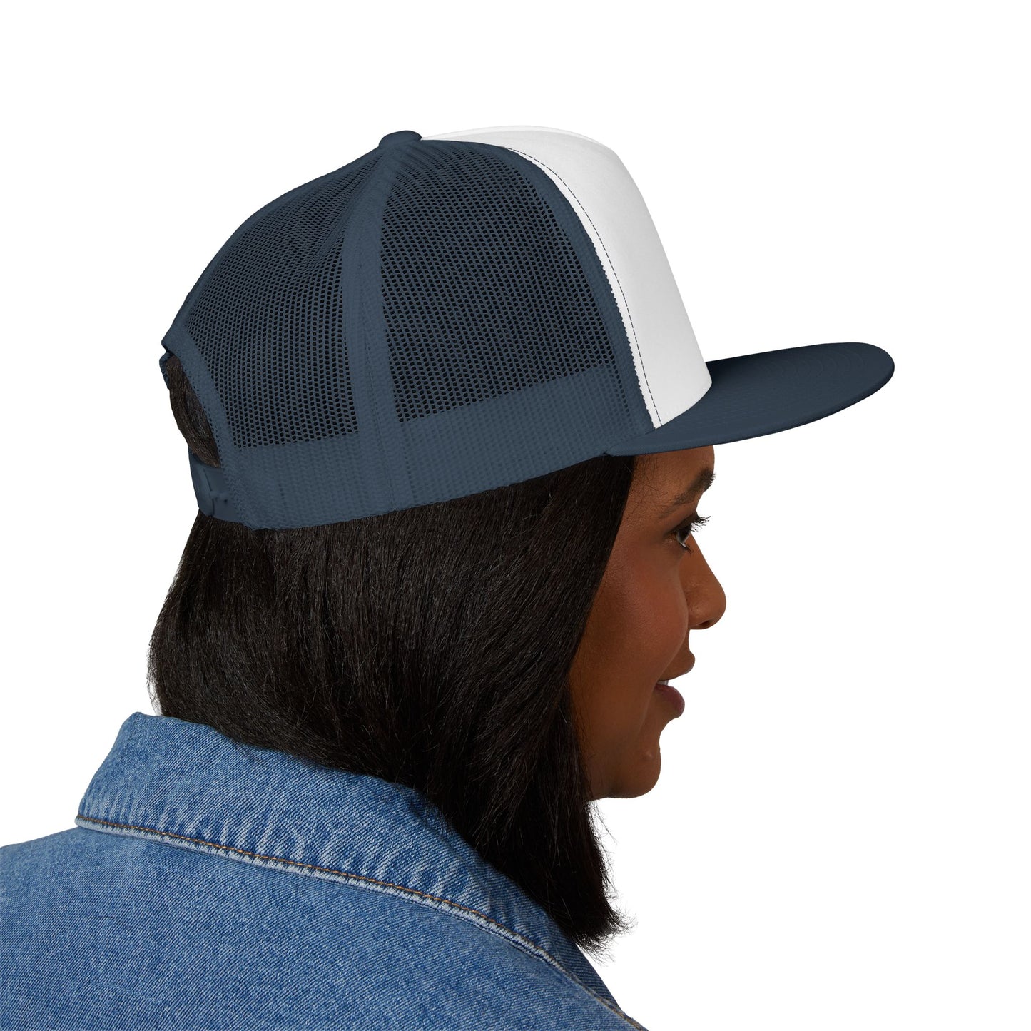 Patriotic 5 Panel Trucker Cap with Embroidered '1776' - Ideal for Independence Day, Festivals, Casual Wear, Outdoor Activities