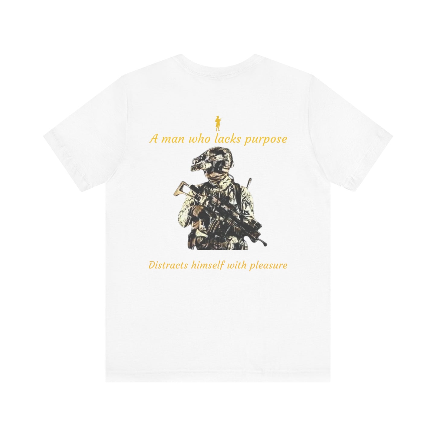 Patriotic Short Sleeve Tee - 'For the Republic' & Military Tribute