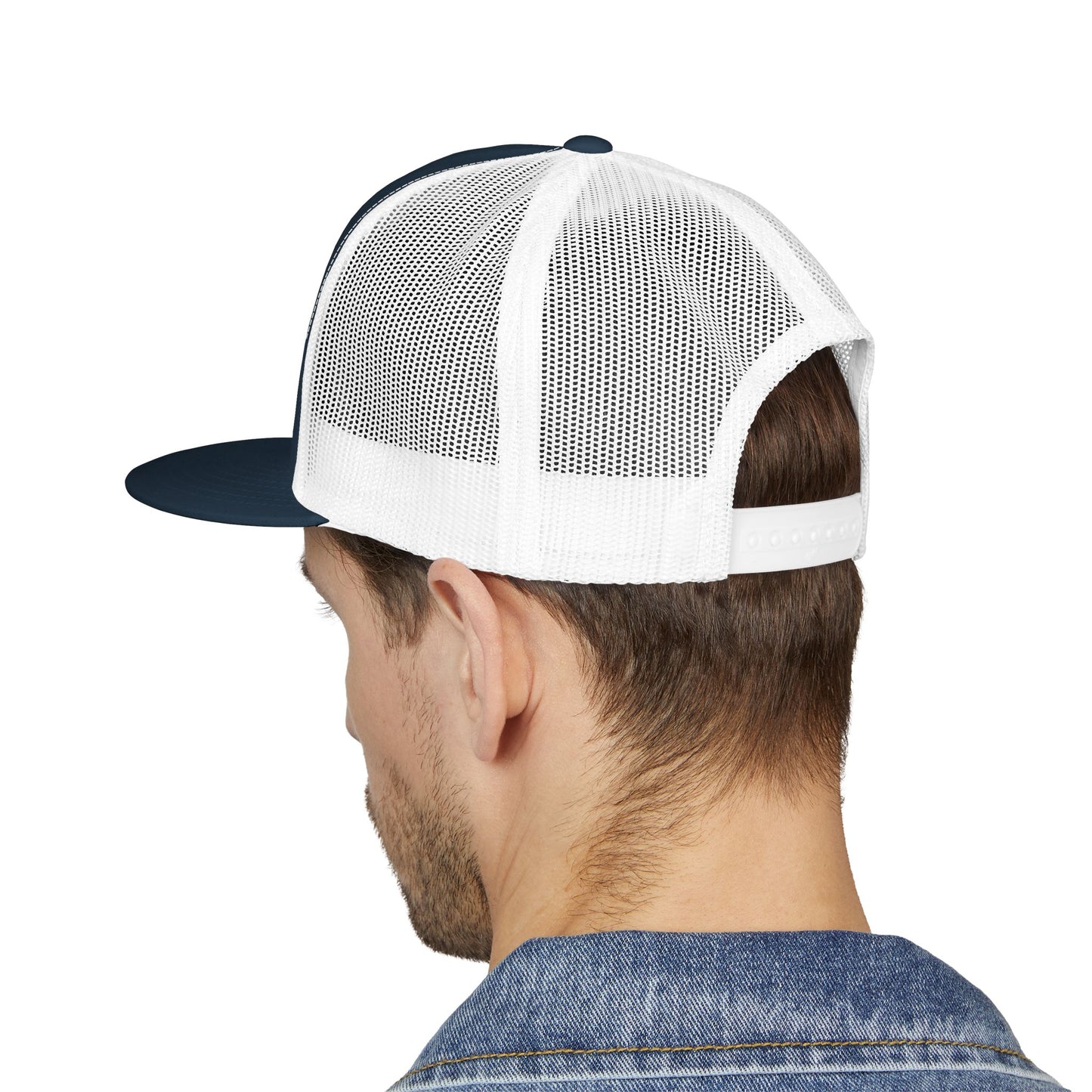 Patriotic 5 Panel Trucker Cap with Embroidered '1776' - Ideal for Independence Day, Festivals, Casual Wear, Outdoor Activities