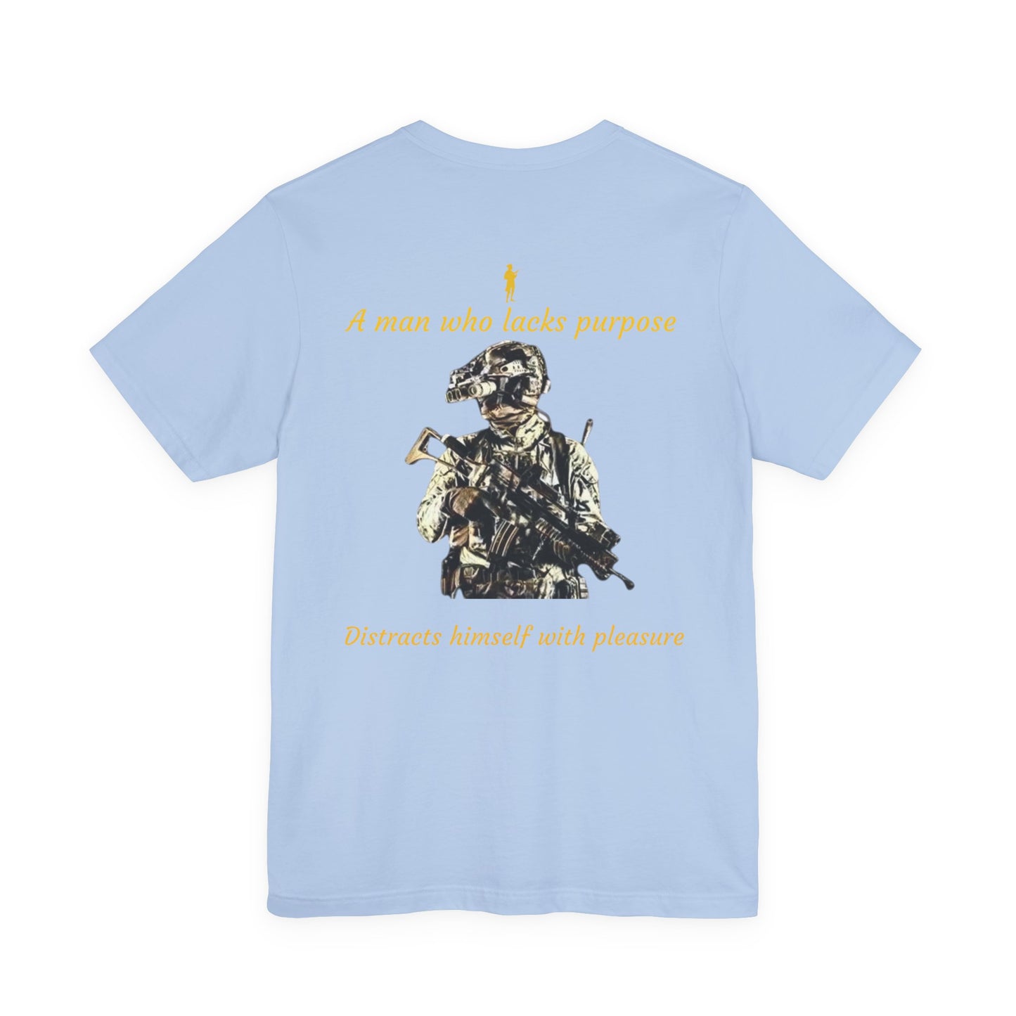 Patriotic Short Sleeve Tee - 'For the Republic' & Military Tribute