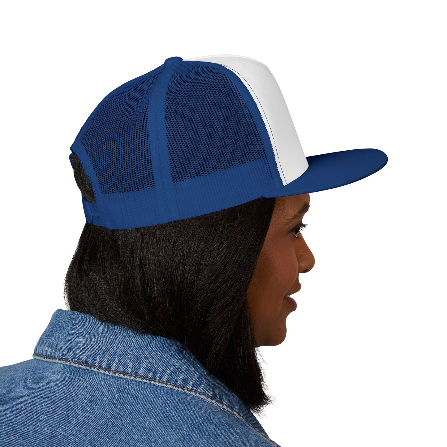 Patriotic 5 Panel Trucker Cap with Embroidered '1776' - Ideal for Independence Day, Festivals, Casual Wear, Outdoor Activities