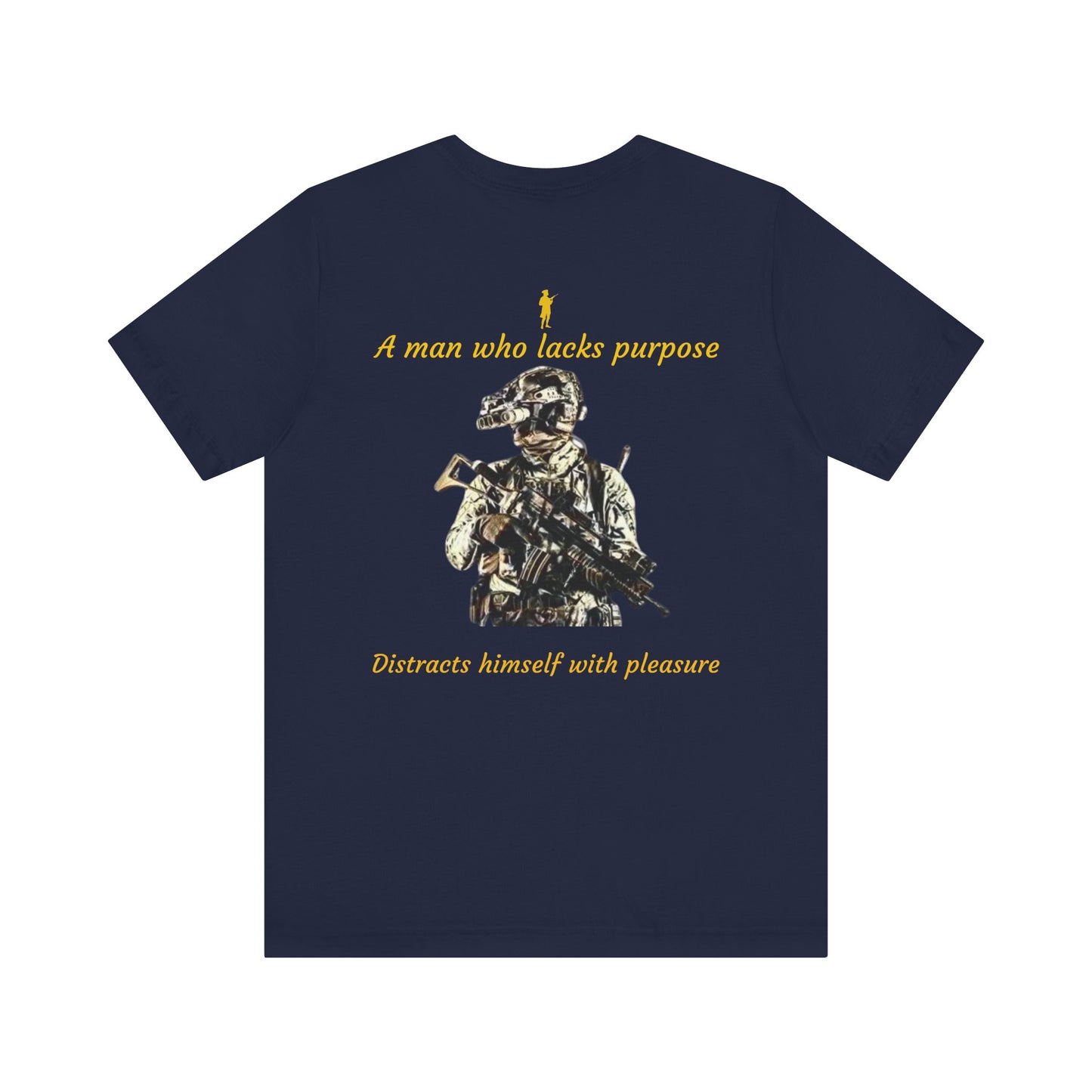 Patriotic Short Sleeve Tee - 'For the Republic' & Military Tribute