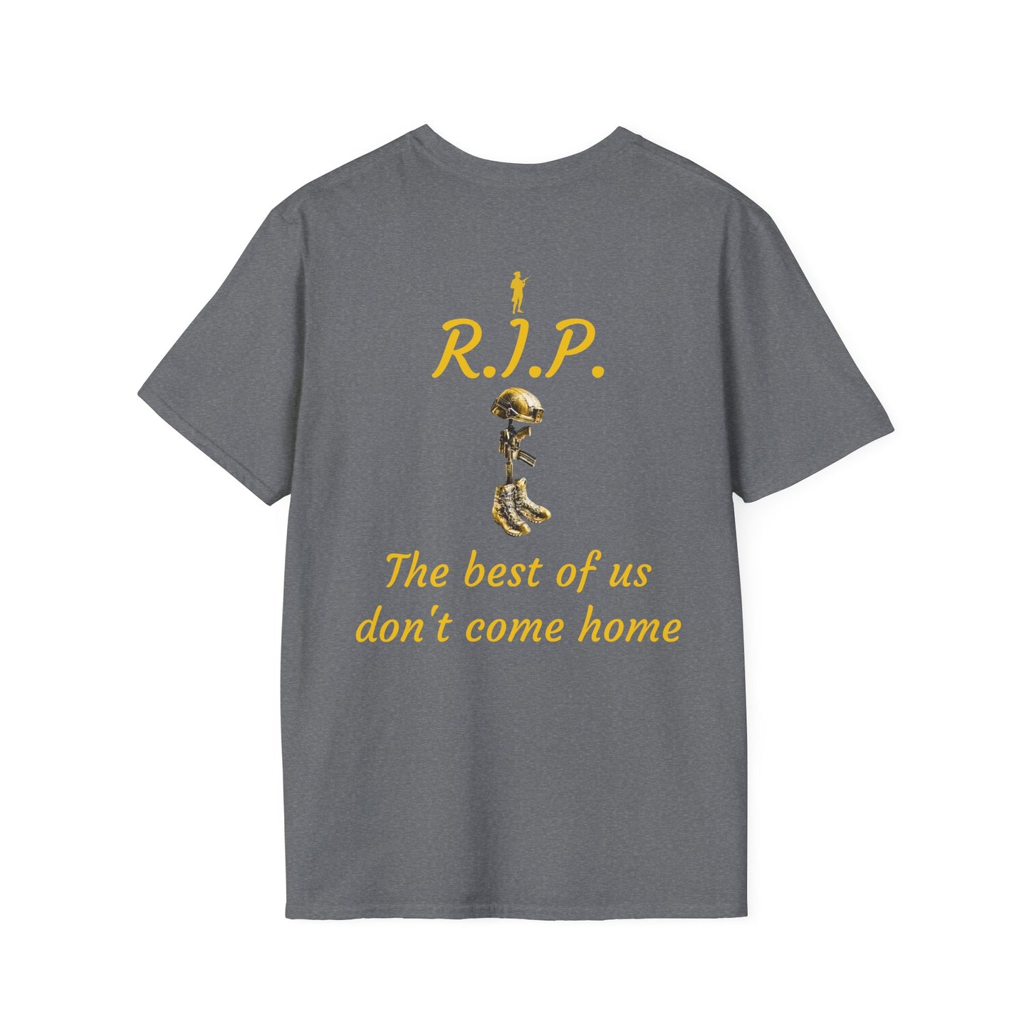 Memorial Graphic T-Shirt, Unisex T-Shirt, Softstyle Tee, Remembrance Shirt, Tribute Apparel, Gift for Grief Support