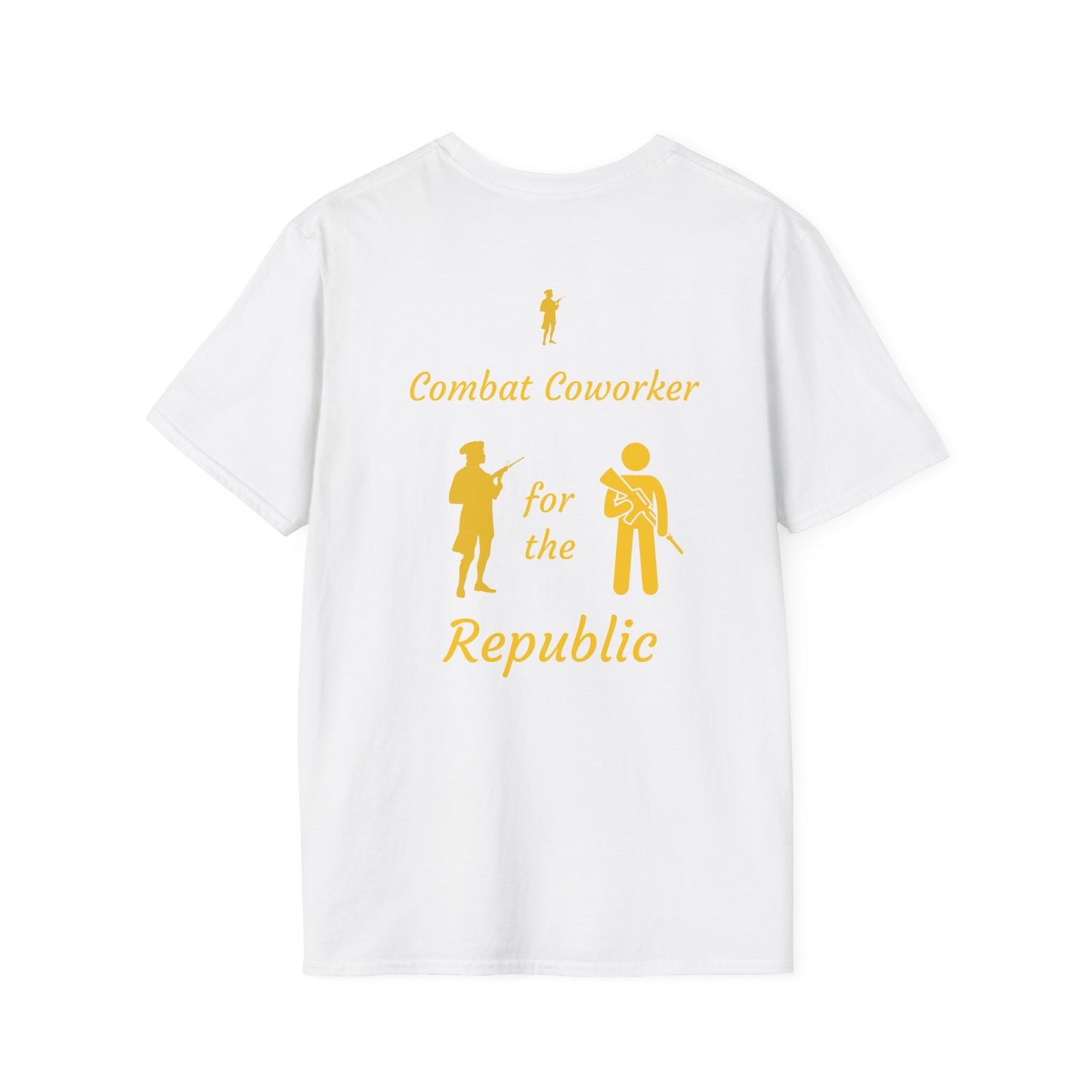 Unisex Softstyle T-Shirt: Combat Coworker Design, Fun Workplace Humor Tee, Gift for Coworkers, Casual Wear, Office [...]