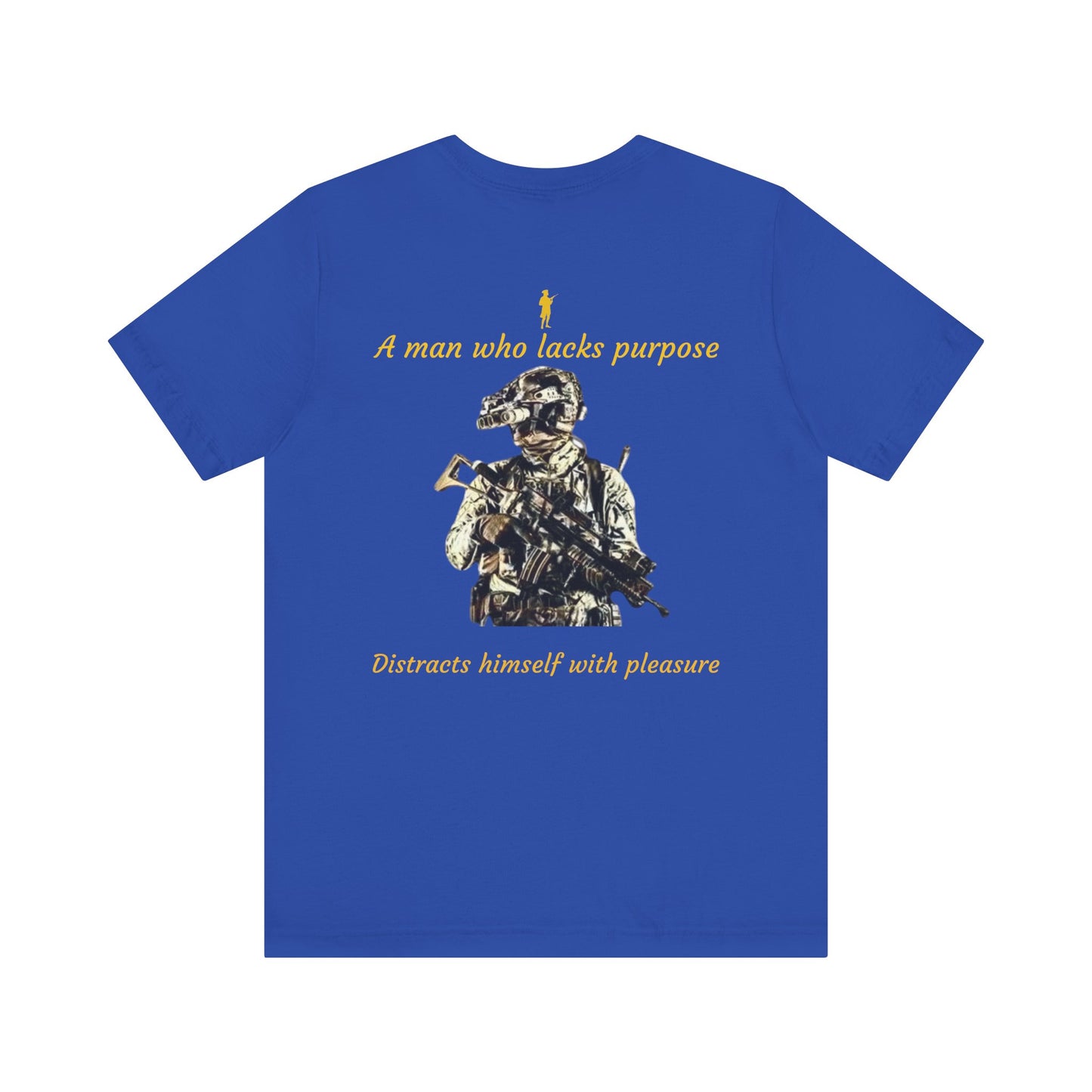 Patriotic Short Sleeve Tee - 'For the Republic' & Military Tribute