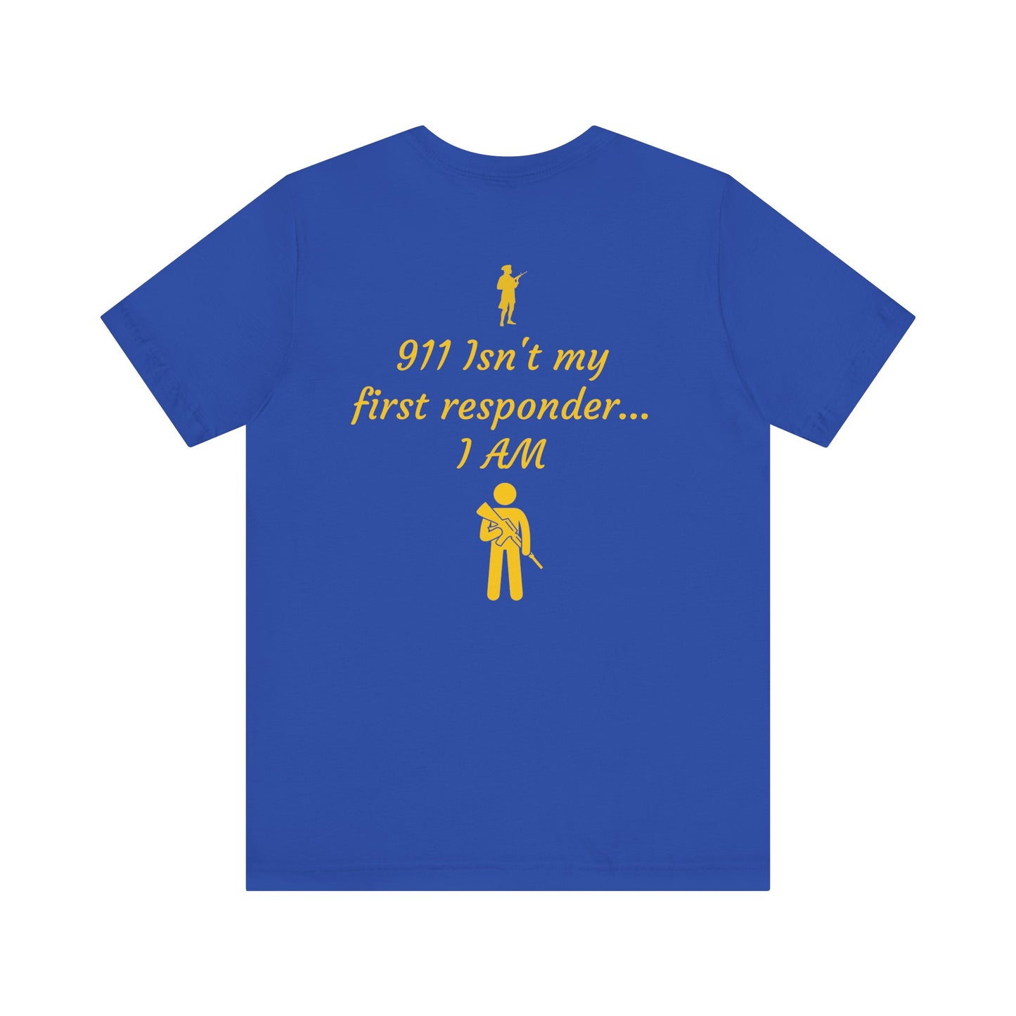 Unisex Emergency Responder Tee, First Responder Shirt, Funny 911 Humor T-Shirt, Hero Appreciation Gift, Casual Everyday Wear