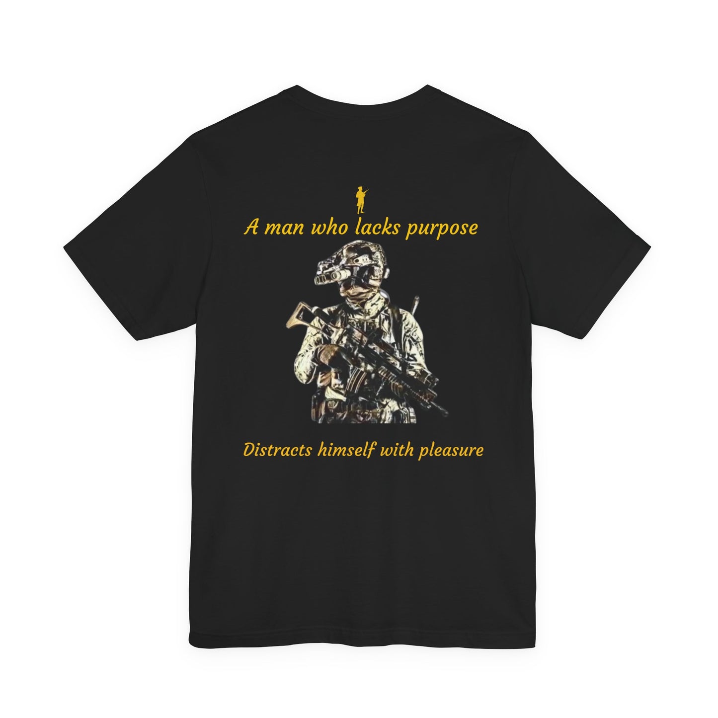 Patriotic Short Sleeve Tee - 'For the Republic' & Military Tribute