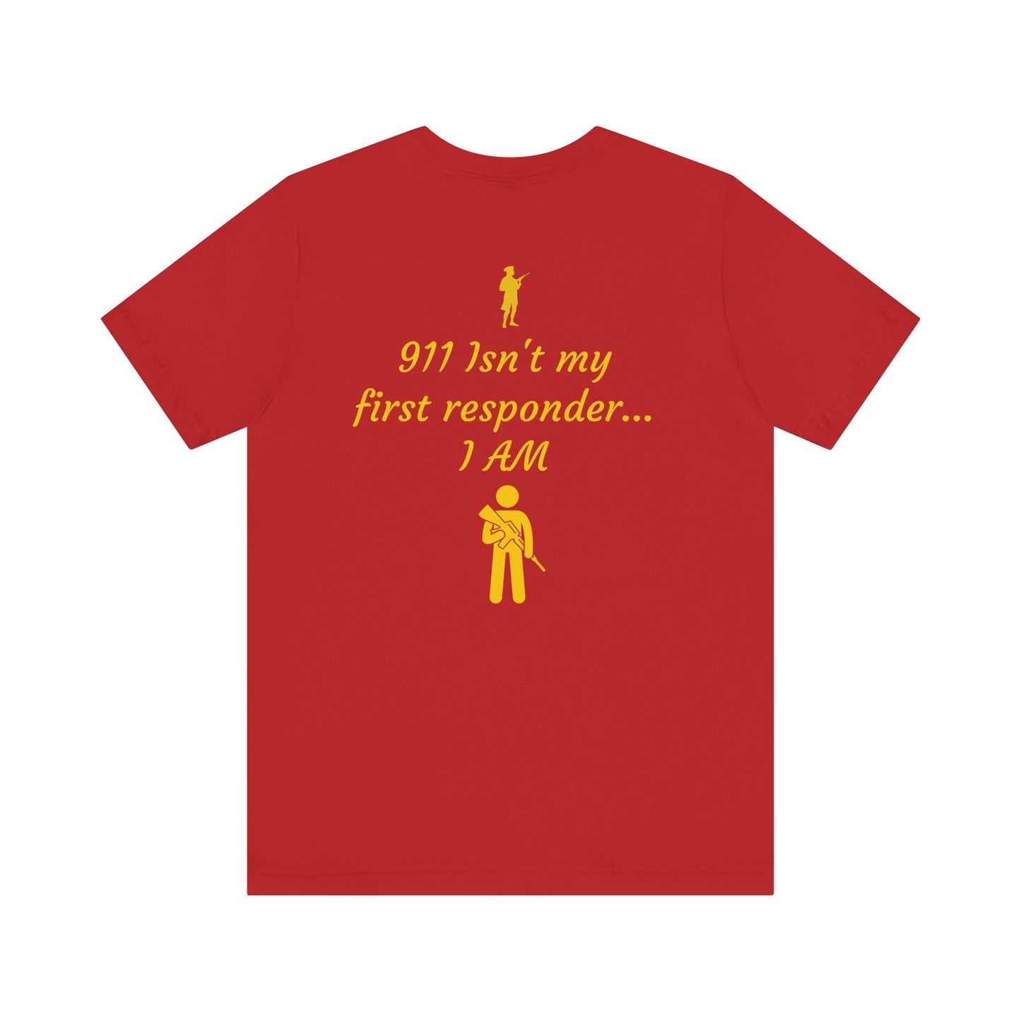 Unisex Emergency Responder Tee, First Responder Shirt, Funny 911 Humor T-Shirt, Hero Appreciation Gift, Casual Everyday Wear