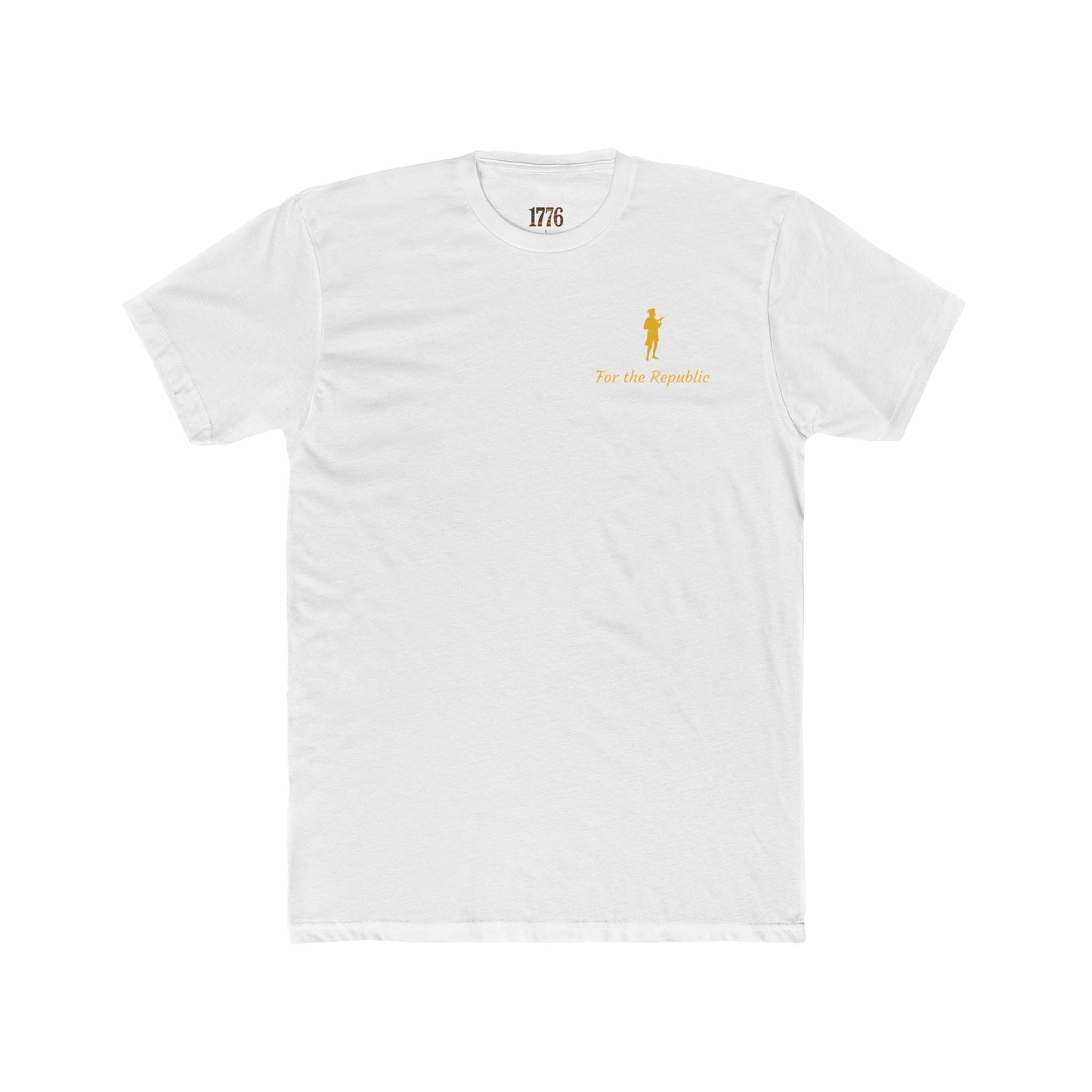 Unisex Cotton Crew Tee - 'For the Republic' Patriotic T-Shirt