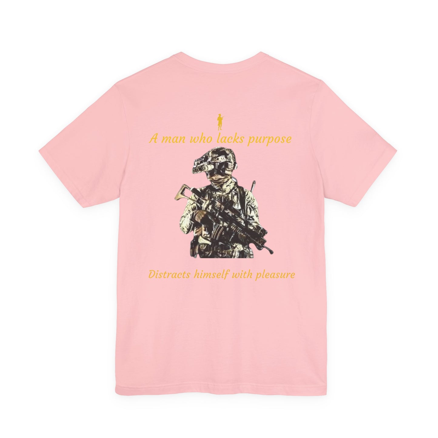 Patriotic Short Sleeve Tee - 'For the Republic' & Military Tribute