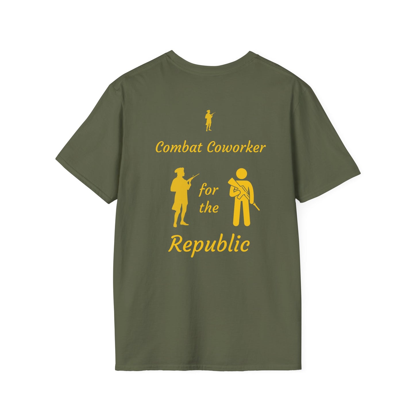 Unisex Softstyle T-Shirt: Combat Coworker Design, Fun Workplace Humor Tee, Gift for Coworkers, Casual Wear, Office [...]