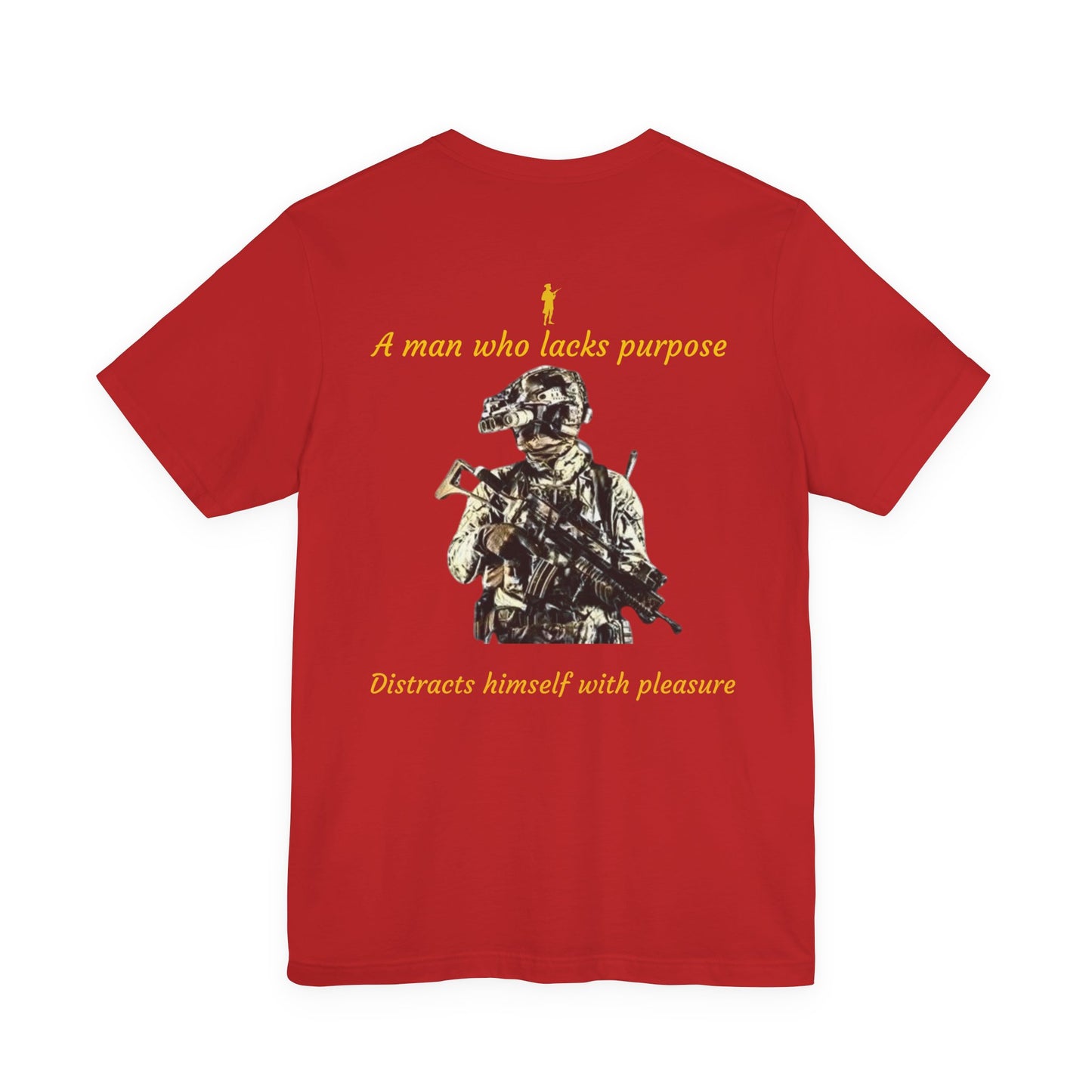 Patriotic Short Sleeve Tee - 'For the Republic' & Military Tribute