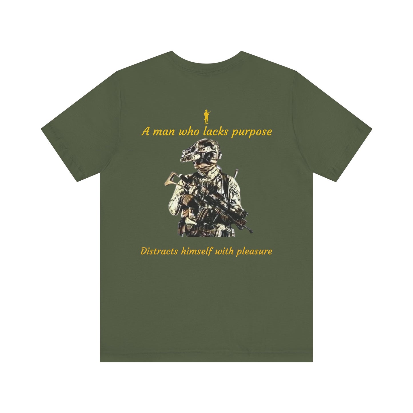 Patriotic Short Sleeve Tee - 'For the Republic' & Military Tribute