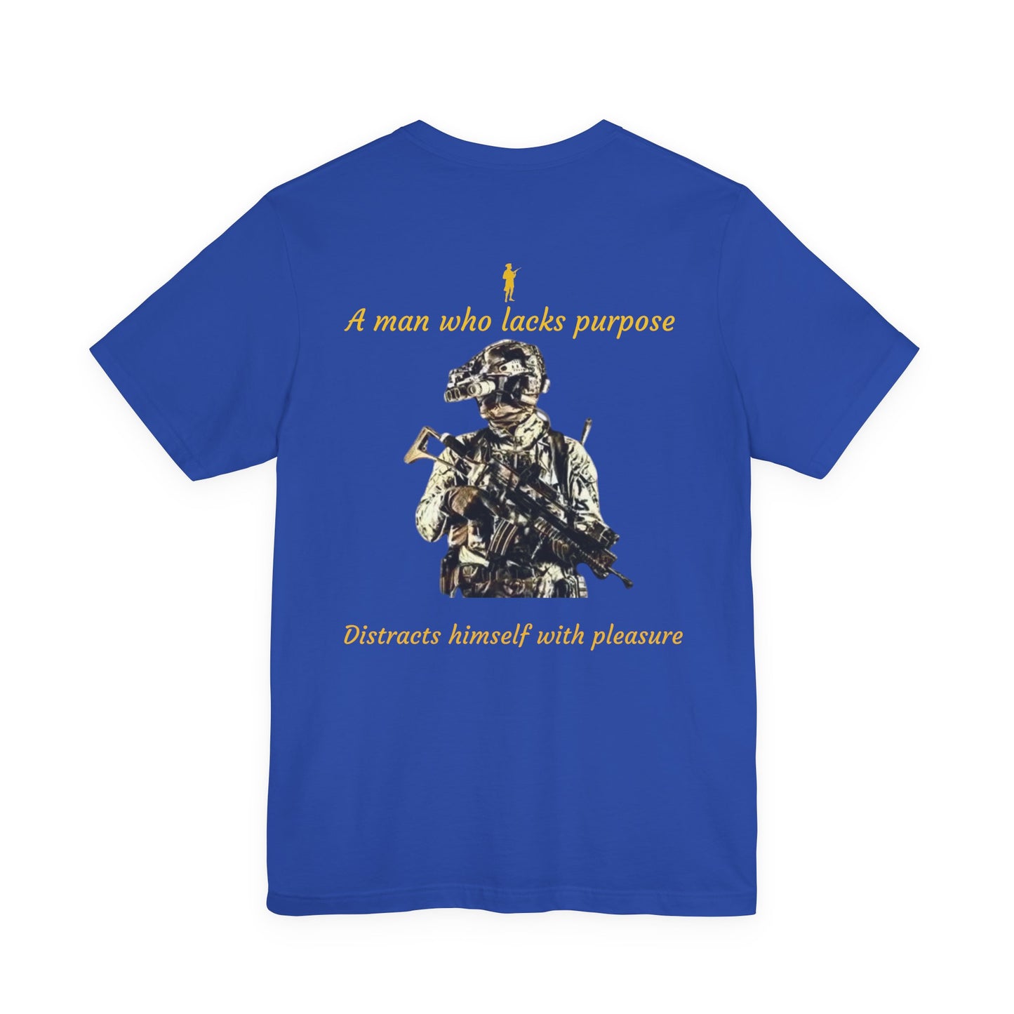 Patriotic Short Sleeve Tee - 'For the Republic' & Military Tribute