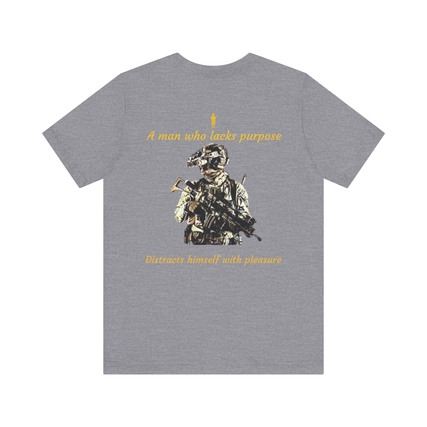 Patriotic Short Sleeve Tee - 'For the Republic' & Military Tribute